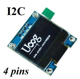 Дисплей 0.96" OLED I2C 128*64 белый (SSD1306)